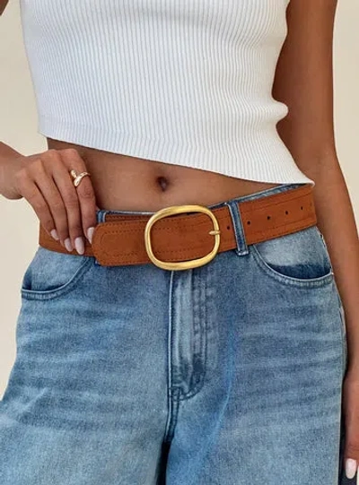 Princess Polly Sunbeam Belt In Brown