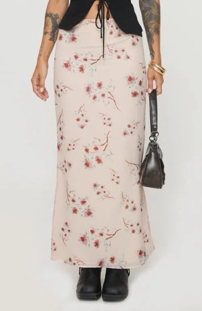 Princess Polly Sunbliss Floral Maxi Skirt In Pink