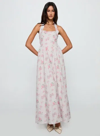 Princess Polly Sunfields Halter Maxi Dress In Multi