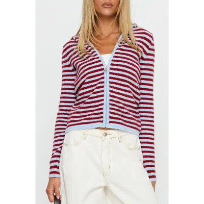 Princess Polly Superstars Stripe Hooded Jacket