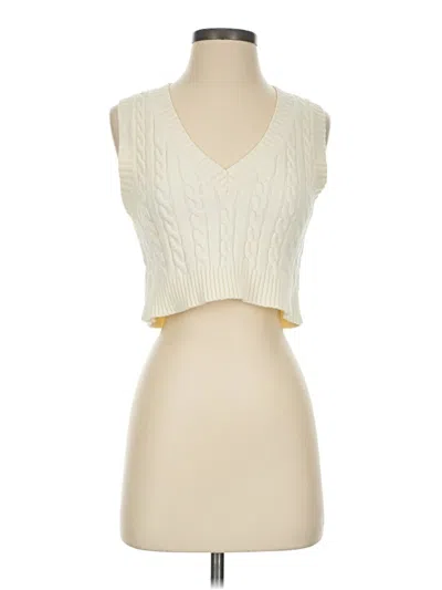 Pre-owned Princess Polly Sweater Vest In Ivory