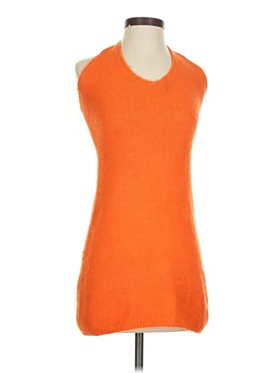 Pre-owned Princess Polly Sweater Vest In Orange