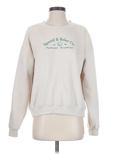 Pre-owned Princess Polly Sweatshirt In Silver