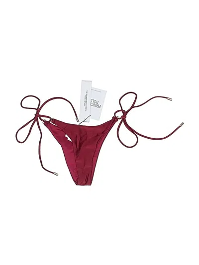Princess Polly Swimsuit Bottoms In Burgundy