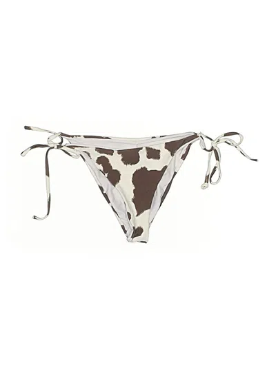 Pre-owned Princess Polly Swimsuit Bottoms In White