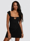 Princess Polly Sylvette Mini Dress In Black