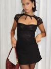 Princess Polly Tall Can't Sleep Skort In Black