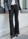 Princess Polly Tall Kinkirk Flared Pants Black Tall In Black