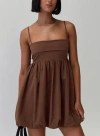 PRINCESS POLLY TALL LAYKEN BUBBLE HEM MINI DRESS