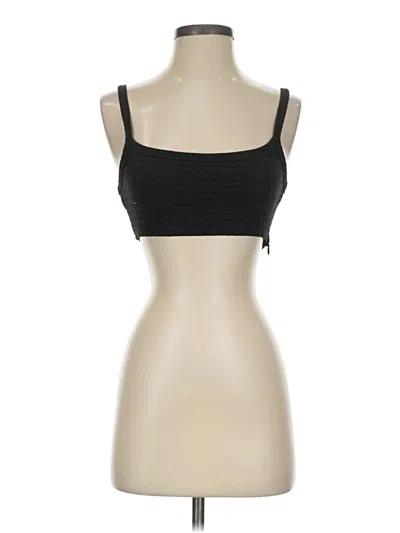 Pre-owned Princess Polly Tank Top Black Strapless Neckline Tops
