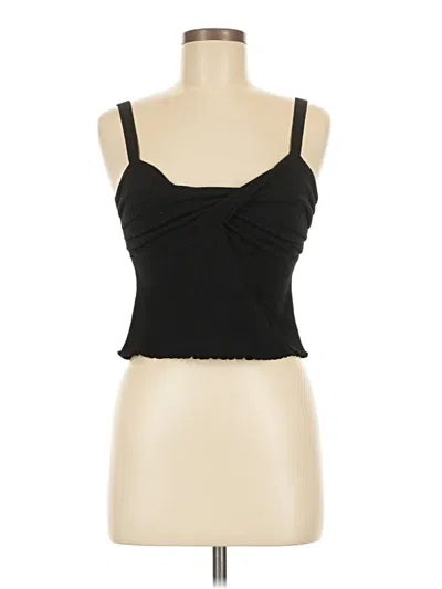 Pre-owned Princess Polly Tank Top Black Strapless Neckline Tops