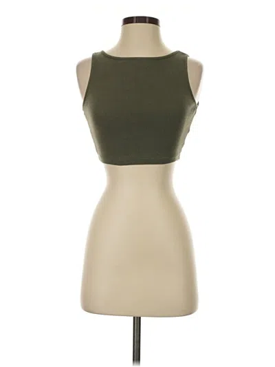 Pre-owned Princess Polly Tank Top Green Strapless Neckline Tops