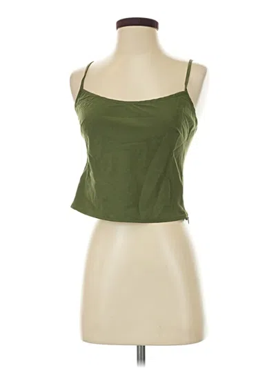 Pre-owned Princess Polly Tank Top Green Strapless Neckline Tops