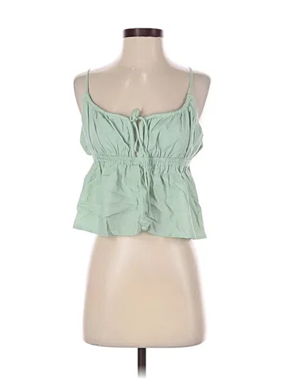 Pre-owned Princess Polly Tank Top Green Strapless Neckline Tops