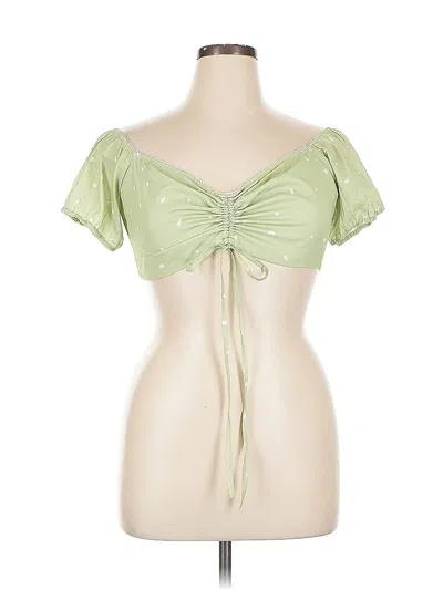 Pre-owned Princess Polly Tank Top Green Sweetheart Neckline Tops