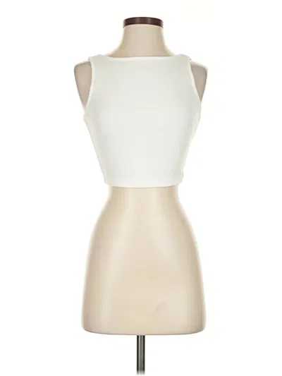 Pre-owned Princess Polly Tank Top Ivory Strapless Neckline Tops