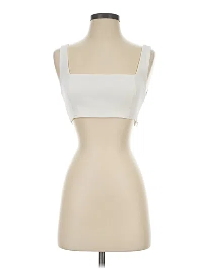 Pre-owned Princess Polly Tank Top Ivory Strapless Neckline Tops
