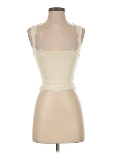Pre-owned Princess Polly Tank Top Ivory Strapless Neckline Tops