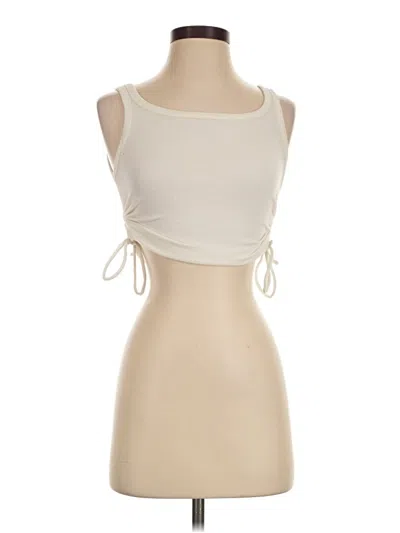 Pre-owned Princess Polly Tank Top Ivory Strapless Neckline Tops