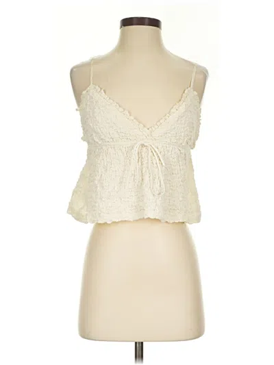 Pre-owned Princess Polly Tank Top Ivory Strapless Neckline Tops