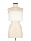 Princess Polly Tank Top Ivory Strapless Neckline Tops In White