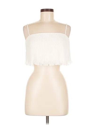 Princess Polly Tank Top Ivory Strapless Neckline Tops In White