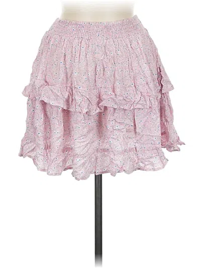 Princess Polly Tank Top Pink Strapless Neckline Tops