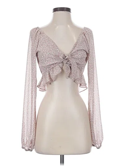 Pre-owned Princess Polly Tank Top Pink Sweetheart Neckline Tops