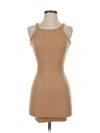 Princess Polly Tank Top Tan Halter Neckline Tops In Brown
