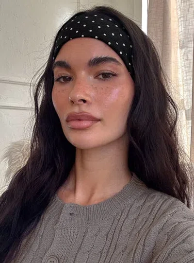 Princess Polly The Juney Headband In Black