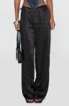 Princess Polly Thrill Of It All Satin Drawstring Pants