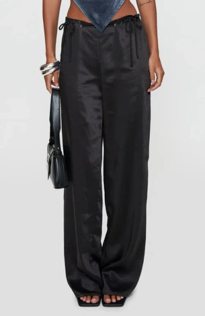Princess Polly Thrill Of It All Satin Drawstring Pants