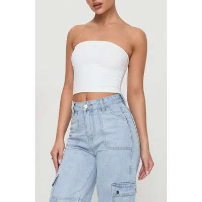 Princess Polly Tomlin Tube Top In White