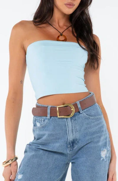 Princess Polly Tomlin Tube Top In Blue