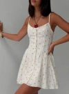 Princess Polly Toulouse Mini Dress In Cream / Floral