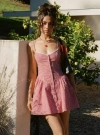 Princess Polly Toulouse Mini Dress In Red Gingham