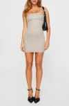 Princess Polly Tresia Metallic Strapless Minidress