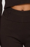 Princess Polly Try Me Wide Leg Knit Pants In Chocolate