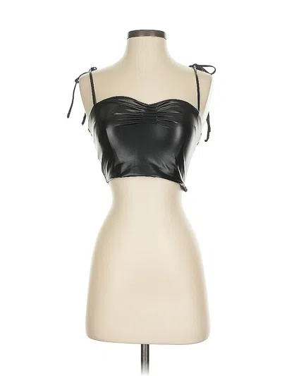 Pre-owned Princess Polly Tube Top Black Strapless Neckline Tops