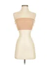 Princess Polly Tube Top Tan Strapless Neckline Tops In Neutral