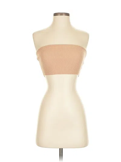Princess Polly Tube Top Tan Strapless Neckline Tops In Neutral
