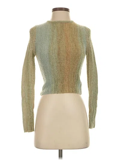 Pre-owned Princess Polly Turtleneck Sweater In Green