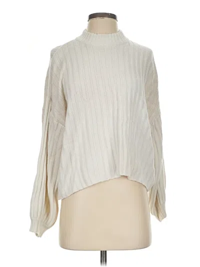 Pre-owned Princess Polly Turtleneck Sweater In Ivory