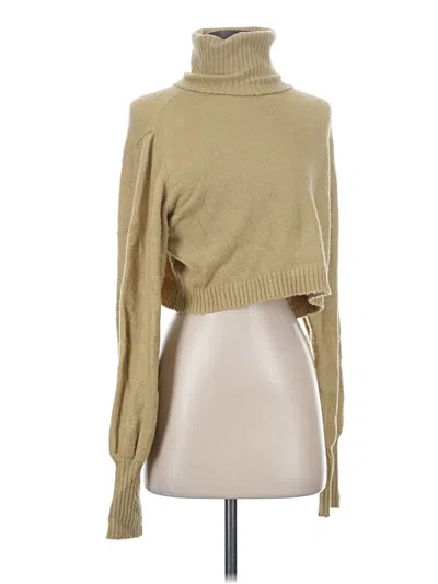 Pre-owned Princess Polly Turtleneck Sweater In Tan