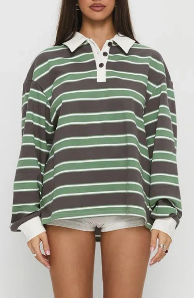 Princess Polly Tycen Rugby Sweater In Multi