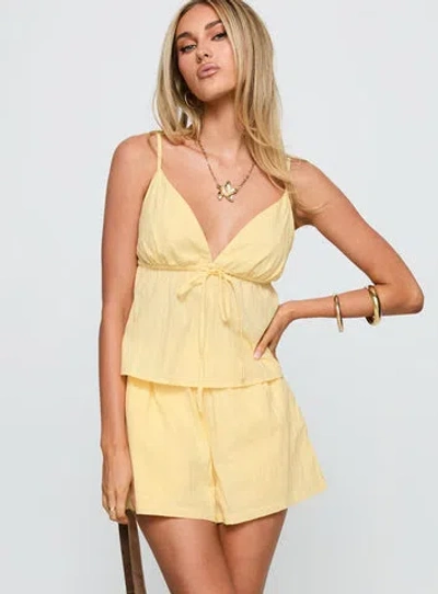 Princess Polly Up At Night Set In Yellow