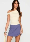 Princess Polly Upstate Mini Skirt In Purple