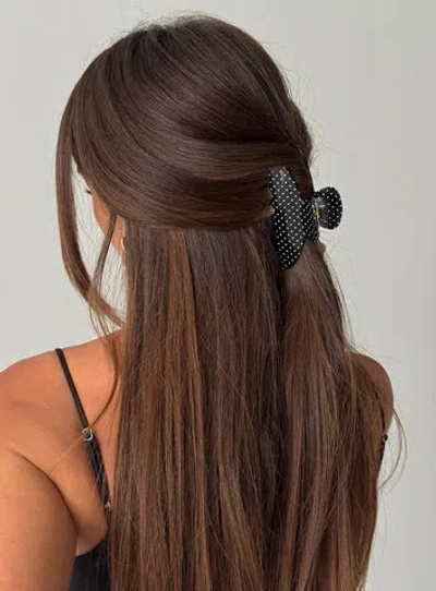 Princess Polly Usa Parisse Claw Clip In Black