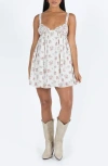 Princess Polly Vance Floral Print Mini Sundress In Pink / Floral