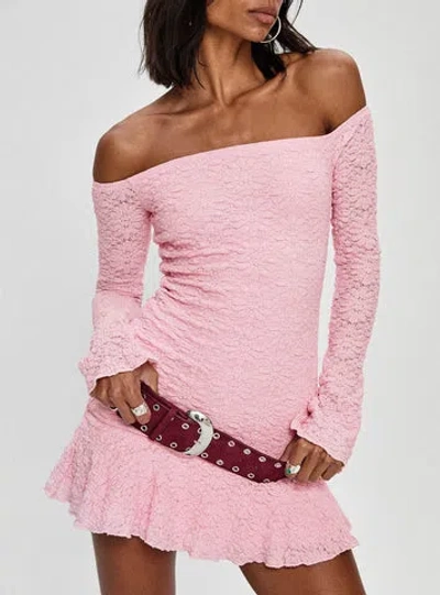 Princess Polly Vancesca Strapless Mini Dress In Pink